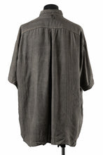 画像をギャラリービューアに読み込む, KLASICA RELAXED FIT H/S SHIRTS / DRAPE & SMOOTH TEXTILE (BROWNY DYE STRIPE)