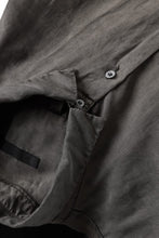 画像をギャラリービューアに読み込む, KLASICA RELAXED FIT H/S SHIRTS / DRAPE & SMOOTH TEXTILE (BROWNY DYE STRIPE)