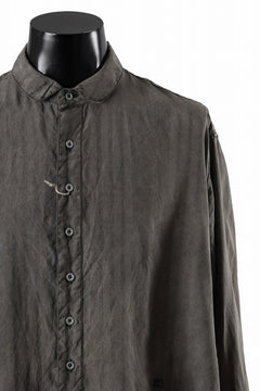 画像をギャラリービューアに読み込む, KLASICA SHORT COLLAR ROOMY SHIRTS / DRAPE & SMOOTH TEXTILE (BROWNY DYE STRIPE)