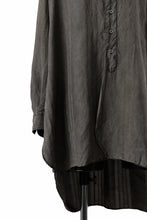 画像をギャラリービューアに読み込む, KLASICA SHORT COLLAR ROOMY SHIRTS / DRAPE & SMOOTH TEXTILE (BROWNY DYE STRIPE)