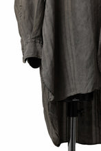 画像をギャラリービューアに読み込む, KLASICA SHORT COLLAR ROOMY SHIRTS / DRAPE & SMOOTH TEXTILE (BROWNY DYE STRIPE)
