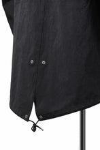 画像をギャラリービューアに読み込む, Ten c CYCLONE PARKA / GARMENT DYED OJJ (NERO)