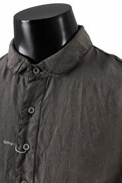 画像をギャラリービューアに読み込む, KLASICA SHORT COLLAR ROOMY SHIRTS / DRAPE & SMOOTH TEXTILE (BROWNY DYE STRIPE)