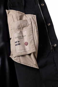 画像をギャラリービューアに読み込む, Ten c CYCLONE PARKA / GARMENT DYED OJJ (NERO)