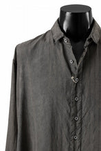 画像をギャラリービューアに読み込む, KLASICA SHORT COLLAR ROOMY SHIRTS / DRAPE & SMOOTH TEXTILE (BROWNY DYE STRIPE)