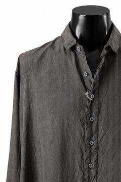 画像をギャラリービューアに読み込む, KLASICA SHORT COLLAR ROOMY SHIRTS / DRAPE & SMOOTH TEXTILE (BROWNY DYE STRIPE)