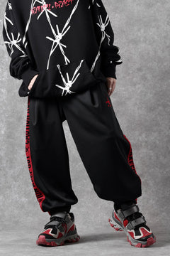 画像をギャラリービューアに読み込む, beauty : beast x CVTVLIST KEEP OUT TRACK PANTS (BLACK)