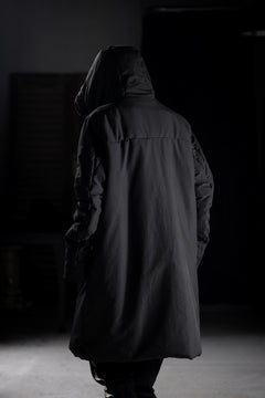 画像をギャラリービューアに読み込む, thom/krom HOODIE ZIP BOMBER COAT / WARM PADDED (BLACK)