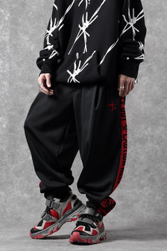 画像をギャラリービューアに読み込む, beauty : beast x CVTVLIST KEEP OUT TRACK PANTS (BLACK)