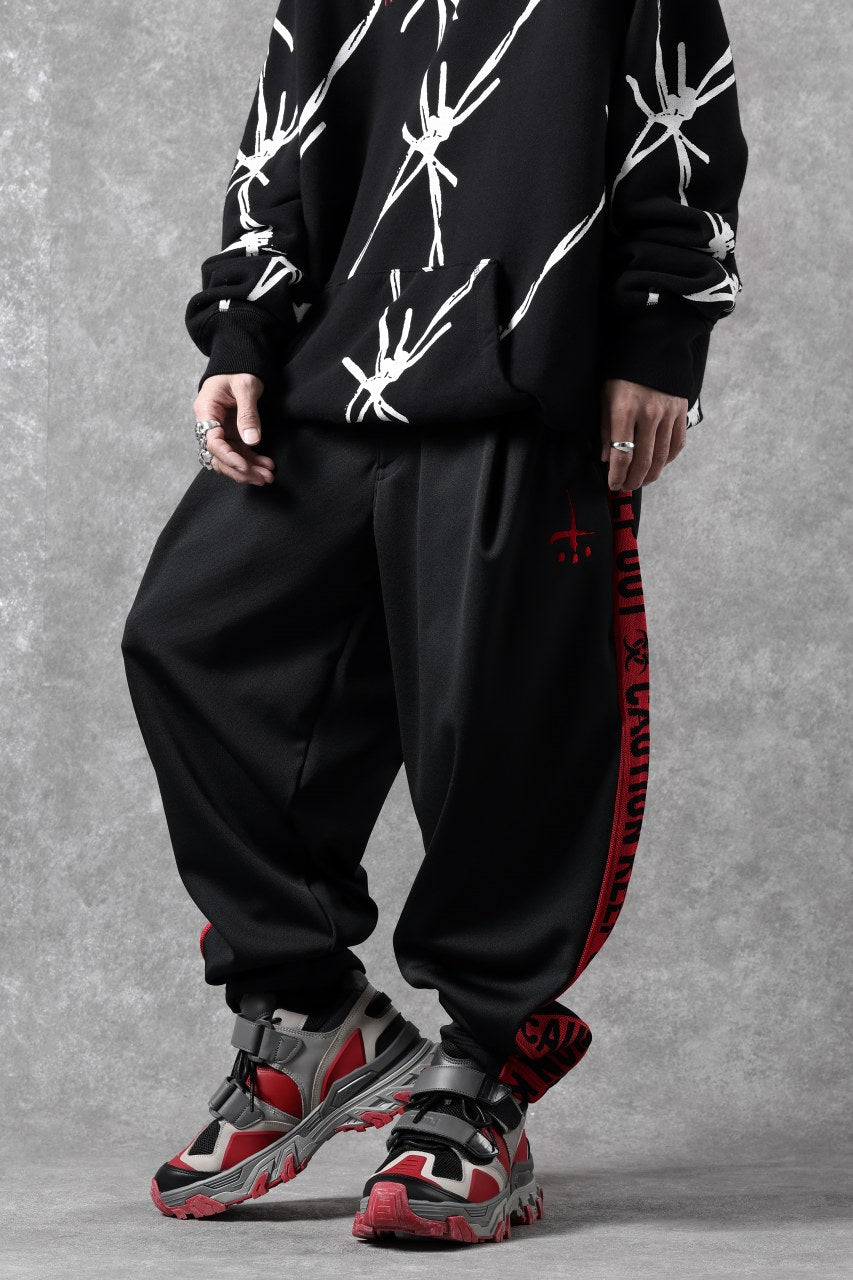 画像をギャラリービューアに読み込む, beauty : beast x CVTVLIST KEEP OUT TRACK PANTS (BLACK)