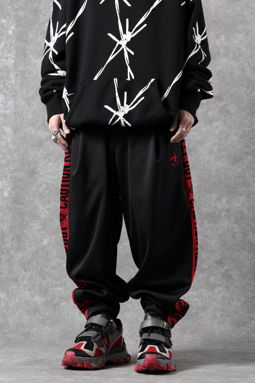 画像をギャラリービューアに読み込む, beauty : beast x CVTVLIST KEEP OUT TRACK PANTS (BLACK)
