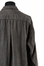 画像をギャラリービューアに読み込む, KLASICA SHORT COLLAR ROOMY SHIRTS / DRAPE & SMOOTH TEXTILE (BROWNY DYE STRIPE)