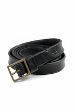 画像をギャラリービューアに読み込む, KLASICA SIDE BY SIDE EXTRA LONG LEATHER BELT / MALTAN STEER HIDE (BLACK)