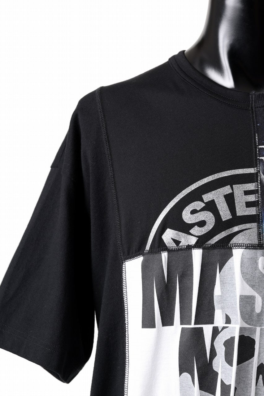 Load image into Gallery viewer, mastermind JAPAN x CHANGES exclusive ReBUILD T-SHIRT / CH-BODY (BLACK #13)