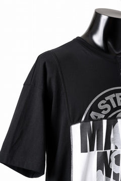 Load image into Gallery viewer, mastermind JAPAN x CHANGES exclusive ReBUILD T-SHIRT / CH-BODY (BLACK #13)