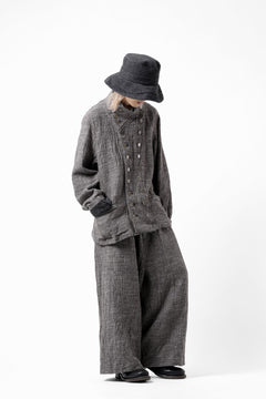 画像をギャラリービューアに読み込む, YUTA MATSUOKA double jacket / double weave cotton wool linen (brown)