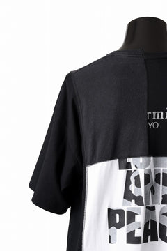 Load image into Gallery viewer, mastermind JAPAN x CHANGES exclusive ReBUILD T-SHIRT / CH-BODY (BLACK #13)
