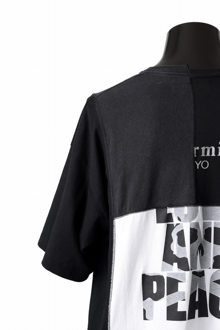 Load image into Gallery viewer, mastermind JAPAN x CHANGES exclusive ReBUILD T-SHIRT / CH-BODY (BLACK #13)