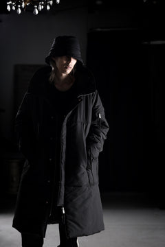 画像をギャラリービューアに読み込む, thom/krom HOODIE ZIP BOMBER COAT / WARM PADDED (BLACK)