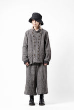 Load image into Gallery viewer, KLASICA CURVE BRIM VOLUME HAT / WOOL x ALPACA PILE (REVERSE PUFF)