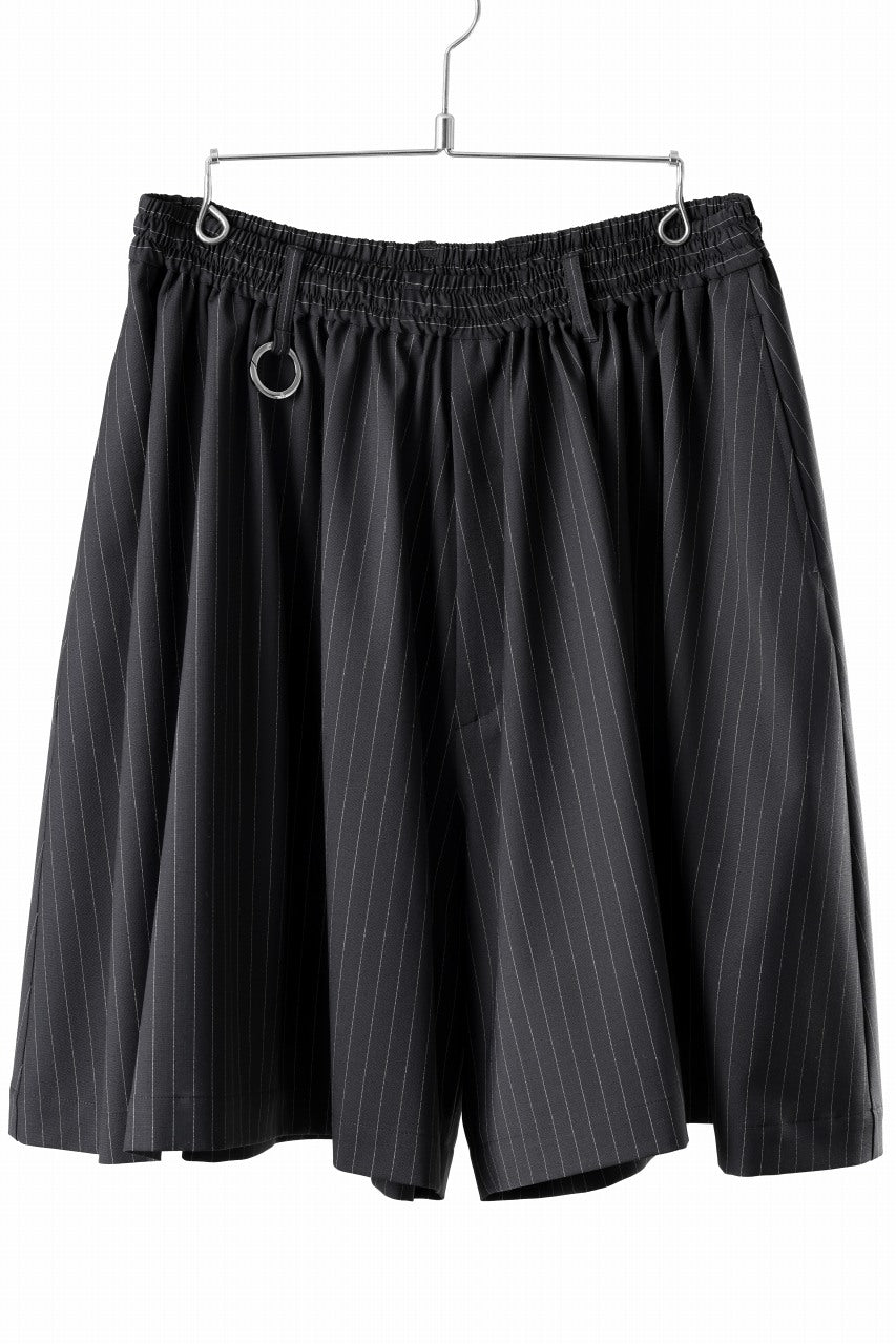 画像をギャラリービューアに読み込む, TARO HORIUCHI / th products HORN / Volume Short Pants / 2way Stretch W/P Tropical (black stripe)