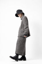 画像をギャラリービューアに読み込む, KLASICA CURVE BRIM VOLUME HAT / WOOL x ALPACA PILE (REVERSE PUFF)