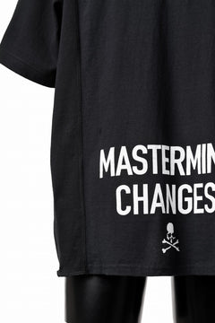 Load image into Gallery viewer, mastermind JAPAN x CHANGES exclusive ReBUILD T-SHIRT / CH-BODY (BLACK #15)