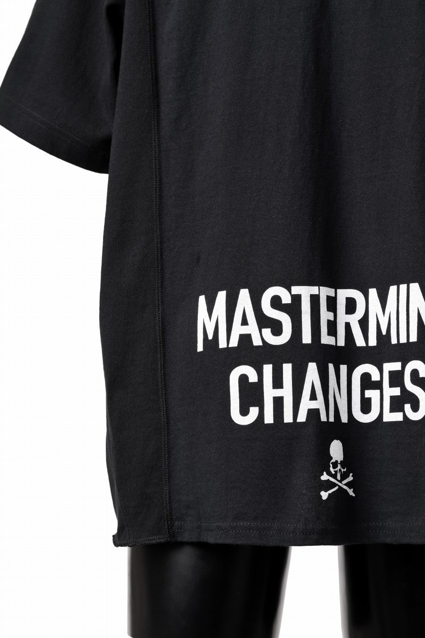 Load image into Gallery viewer, mastermind JAPAN x CHANGES exclusive ReBUILD T-SHIRT / CH-BODY (BLACK #15)