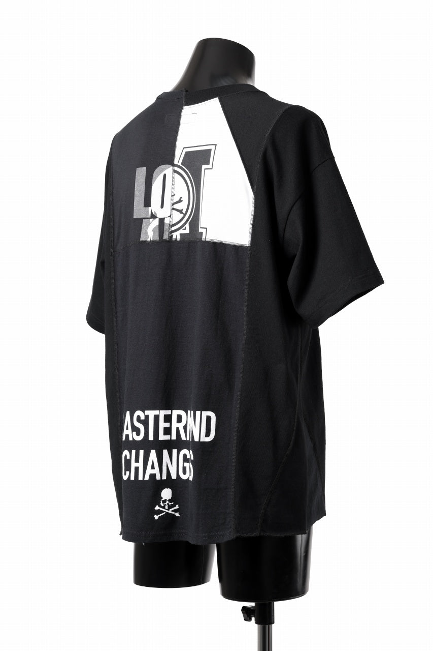 Load image into Gallery viewer, mastermind JAPAN x CHANGES exclusive ReBUILD T-SHIRT / CH-BODY (BLACK #15)