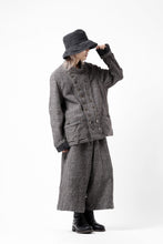 Load image into Gallery viewer, KLASICA CURVE BRIM VOLUME HAT / WOOL x ALPACA PILE (REVERSE PUFF)