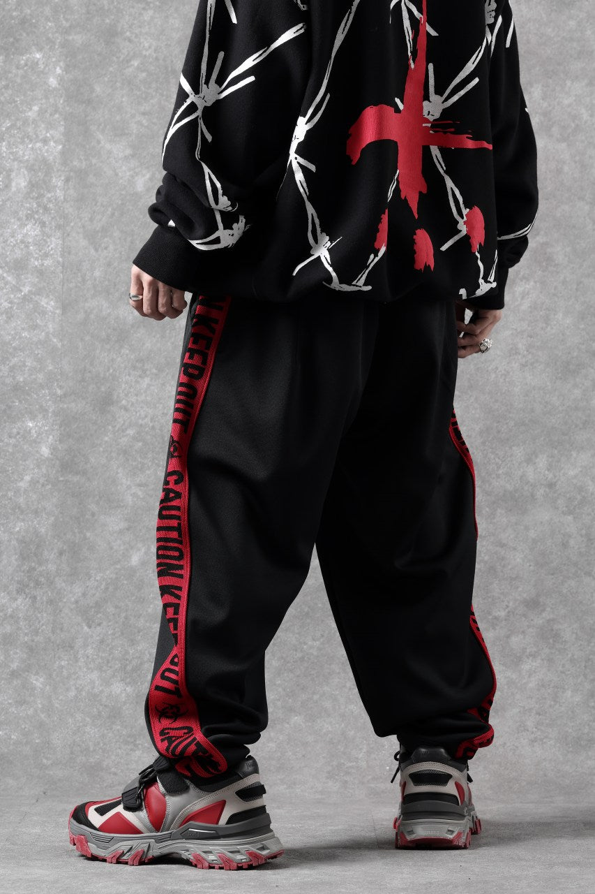 画像をギャラリービューアに読み込む, beauty : beast x CVTVLIST KEEP OUT TRACK PANTS (BLACK)