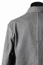 画像をギャラリービューアに読み込む, sus-sous germany work jacket / cotton linen herringbone (sumi)