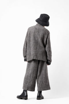 画像をギャラリービューアに読み込む, YUTA MATSUOKA double jacket / double weave cotton wool linen (brown)