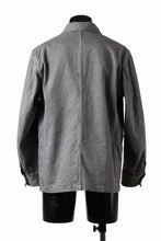 画像をギャラリービューアに読み込む, sus-sous germany work jacket / cotton linen herringbone (sumi)