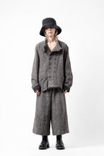 画像をギャラリービューアに読み込む, YUTA MATSUOKA double jacket / double weave cotton wool linen (brown)