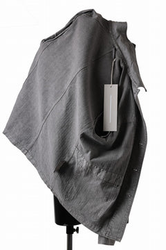 画像をギャラリービューアに読み込む, sus-sous germany work jacket / cotton linen herringbone (sumi)