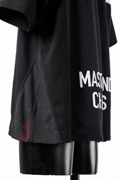 Load image into Gallery viewer, mastermind JAPAN x CHANGES exclusive ReBUILD T-SHIRT / CH-BODY (BLACK #14)