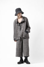 画像をギャラリービューアに読み込む, YUTA MATSUOKA double jacket / double weave cotton wool linen (brown)