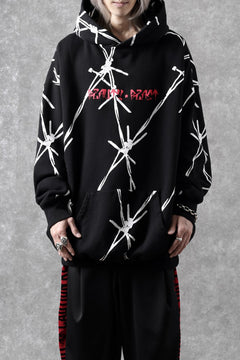 画像をギャラリービューアに読み込む, beauty : beast x CVTVLIST P.O HOODED "BARBED WIRE" (BLACK)
