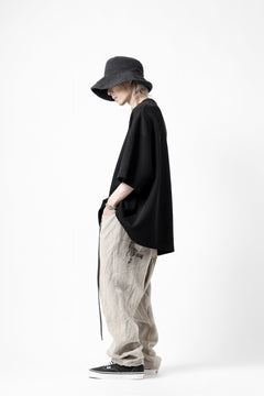 Load image into Gallery viewer, KLASICA CURVE BRIM VOLUME HAT / WOOL x ALPACA PILE (REVERSE PUFF)