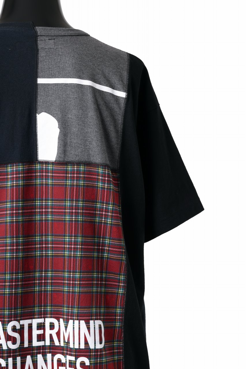Load image into Gallery viewer, mastermind JAPAN x CHANGES exclusive ReBUILD T-SHIRT / CH-BODY (BLACK #21)