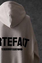 画像をギャラリービューアに読み込む, A.F ARTEFACT BOMBERHEAT® BACK LOGO HOODIE (CREAM)
