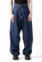 画像をギャラリービューアに読み込む, N/07 WIDE-TAPARED JEANS / 7.3oz CHAMBRAY DENIM (INDIGO ONE WASHED)