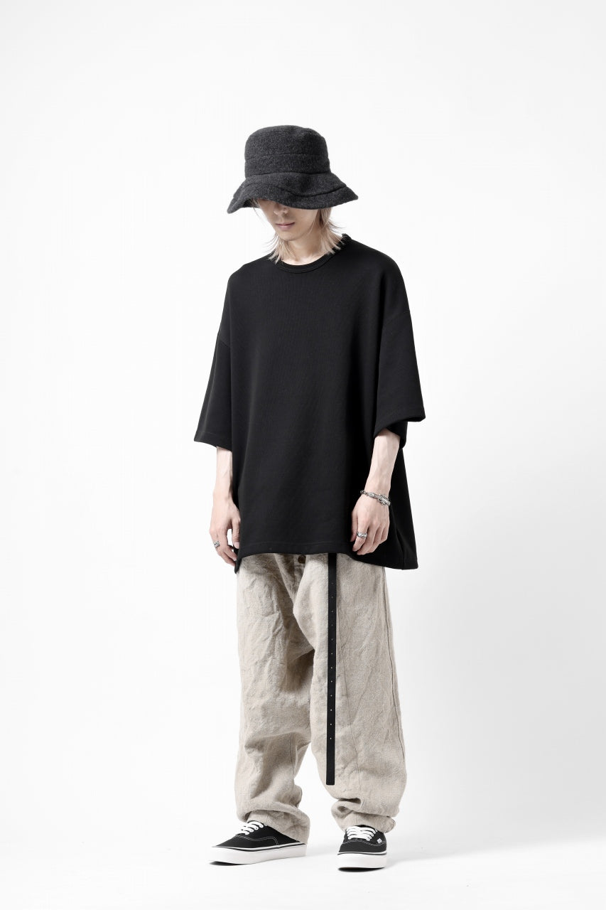 Load image into Gallery viewer, KLASICA CURVE BRIM VOLUME HAT / WOOL x ALPACA PILE (REVERSE PUFF)