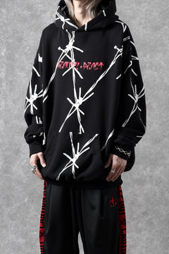 画像をギャラリービューアに読み込む, beauty : beast x CVTVLIST P.O HOODED "BARBED WIRE" (BLACK)