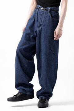画像をギャラリービューアに読み込む, N/07 WIDE-TAPARED JEANS / 7.3oz CHAMBRAY DENIM (INDIGO ONE WASHED)