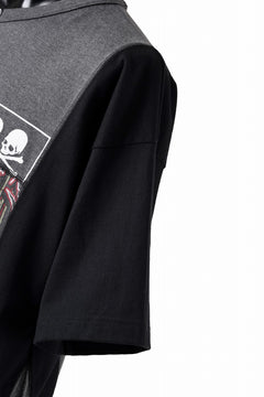 Load image into Gallery viewer, mastermind JAPAN x CHANGES exclusive ReBUILD T-SHIRT / CH-BODY (BLACK #18)