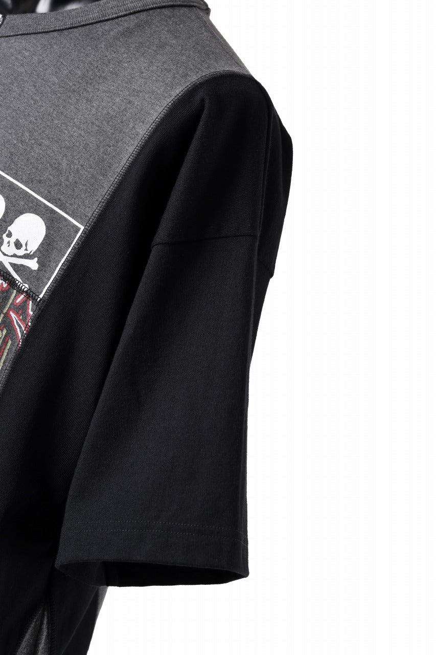 Load image into Gallery viewer, mastermind JAPAN x CHANGES exclusive ReBUILD T-SHIRT / CH-BODY (BLACK #18)