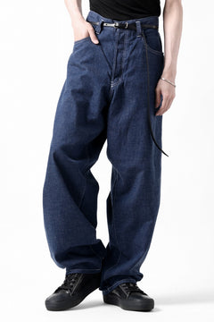 画像をギャラリービューアに読み込む, N/07 WIDE-TAPARED JEANS / 7.3oz CHAMBRAY DENIM (INDIGO ONE WASHED)