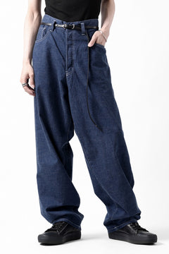 画像をギャラリービューアに読み込む, N/07 WIDE-TAPARED JEANS / 7.3oz CHAMBRAY DENIM (INDIGO ONE WASHED)
